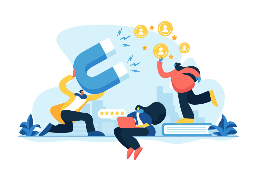 génération de leads illustration