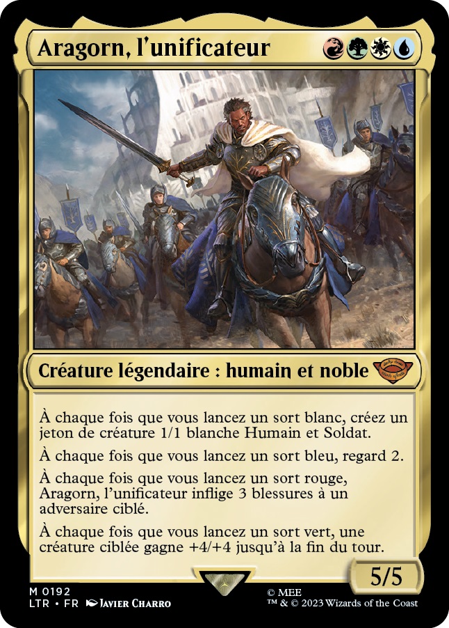 Magic The Gathering x Seigneur des Anneaux top 10 des cartes les plus chères de l