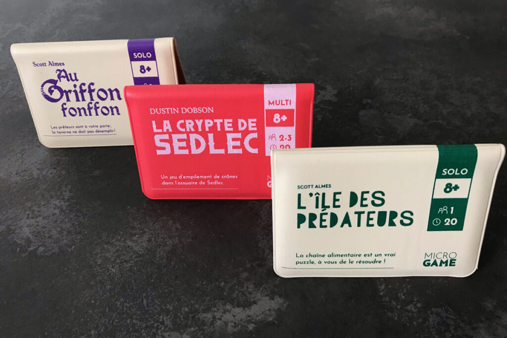 3 micro games de Matagot qui tiennent dans la poche !