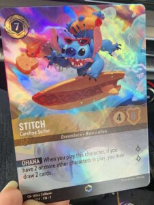 stitch lorcana carte enchantée
