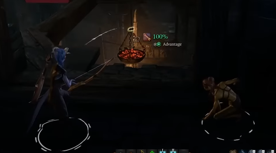 brasero suspendu baldur's gate 3