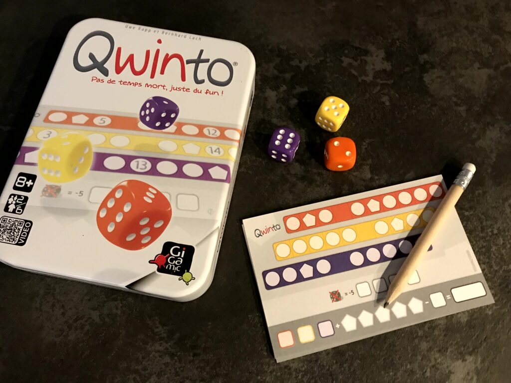 Qwixx avec 3 blocs de score différents pour encore plus de plaisir, Jeux