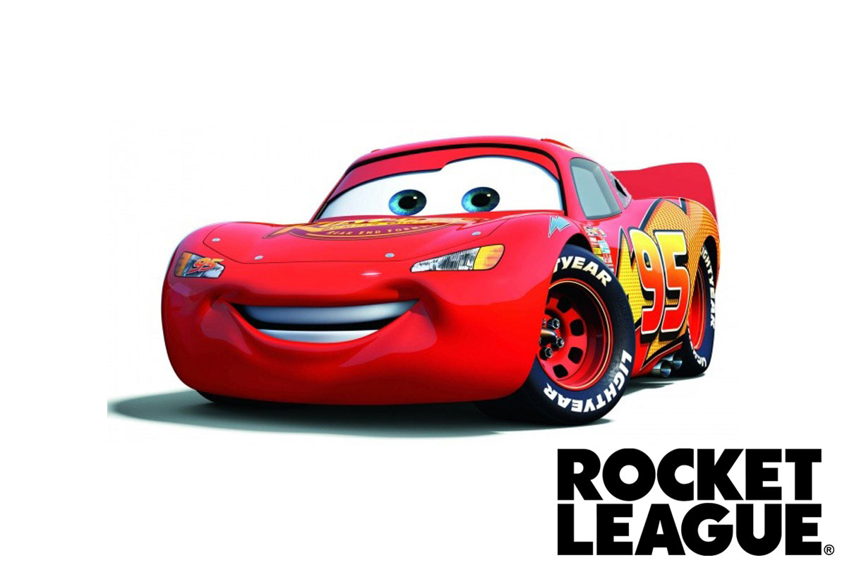 Flash McQueen fonce sur Rocket League, Kachow !