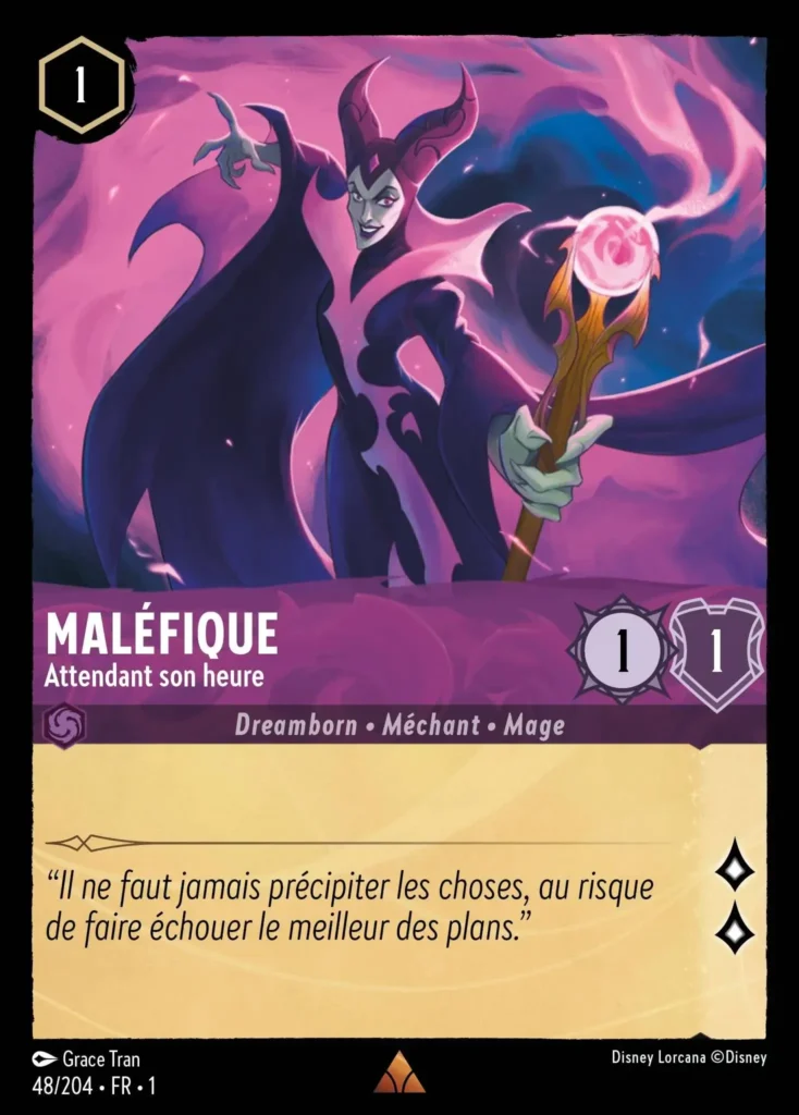 maléfique deck arthur lorcana