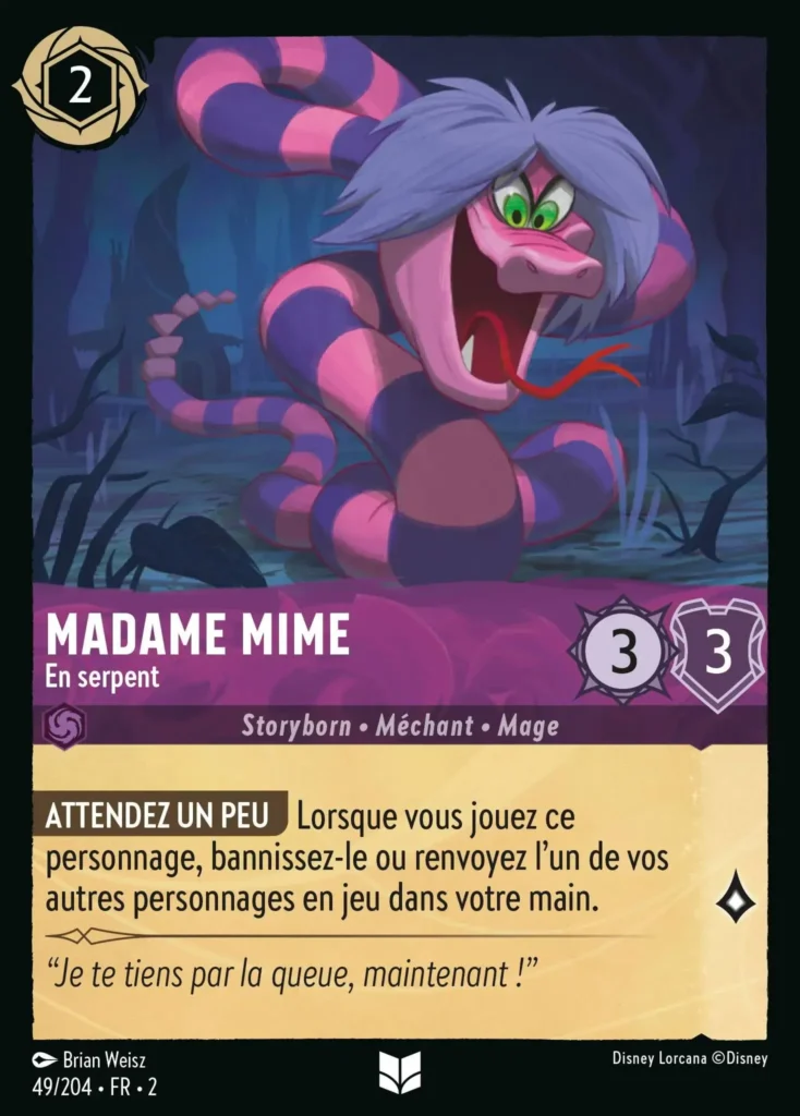 mime serpent deck arthur lorcana