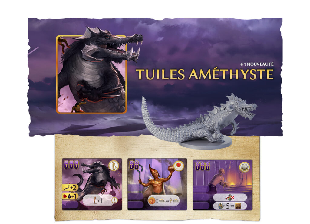 tuiles améthyste kemet
