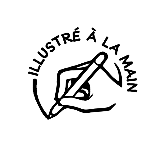 illustré à la main
