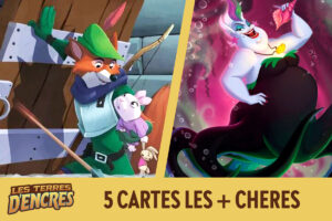 lorcana 5 cartes les plus cheres