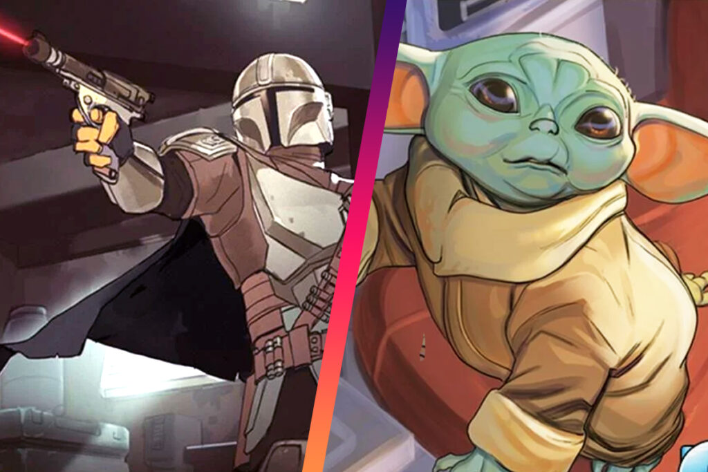 Star Wars Unlimited Shadows of the Galaxy : Grogu et Mandalorian