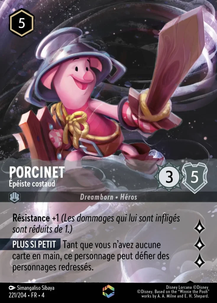 porcinet epeiste costaud enchantee