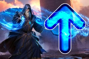 un magicien de donjons & dragons lance un sort