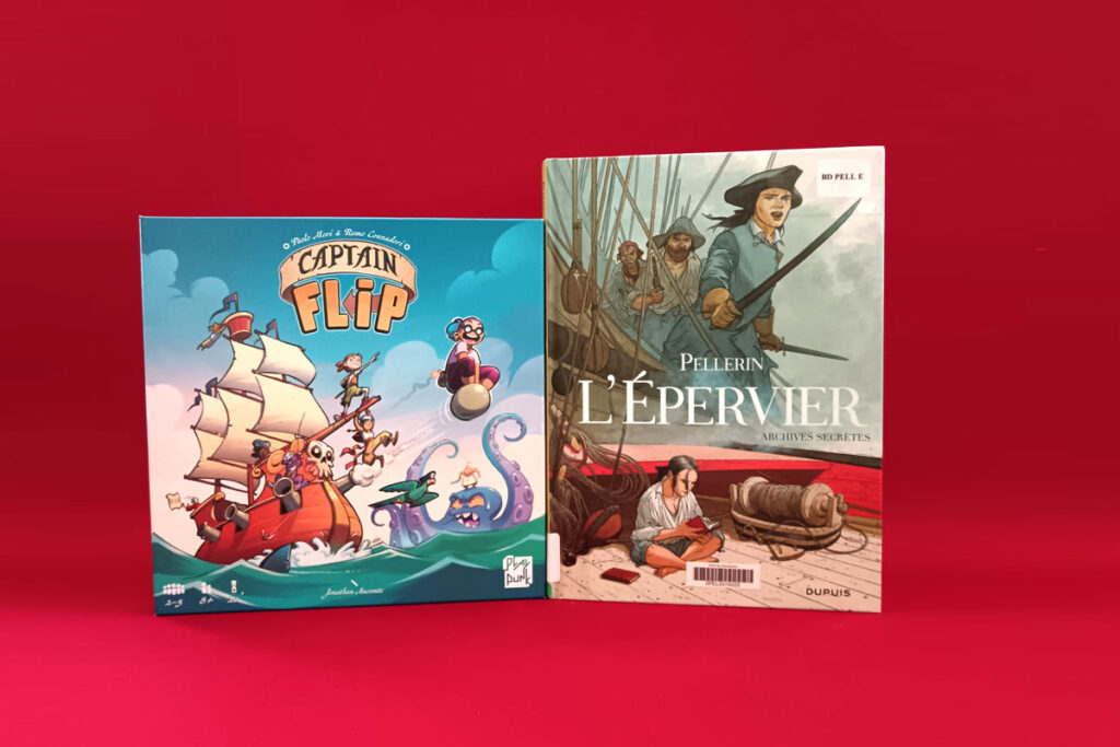 des jeux des livres captain flip et épervier
