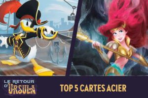 Top 5 cartes Acier Lorcana Chapitre 4
