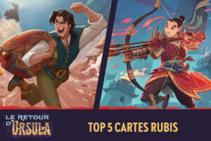 lorcana top 5 cartes rubis chapitre 4