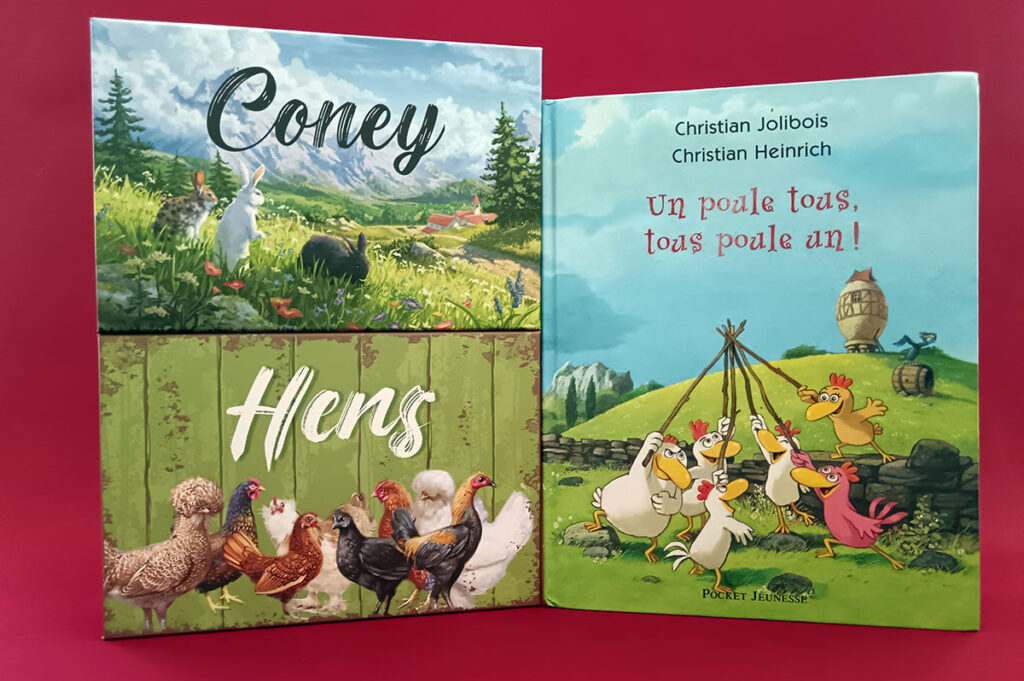 Coney Hens Petite Poule des jeux des livres