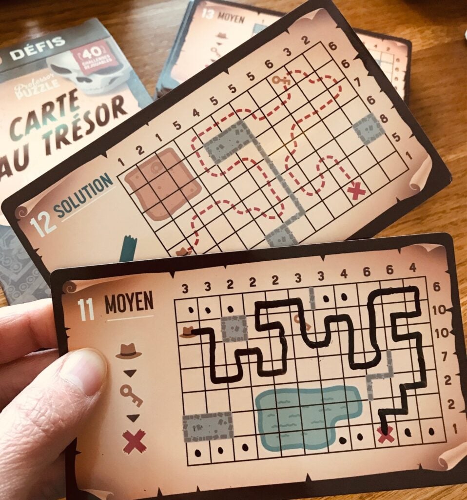 carte au trésor professor puzzle