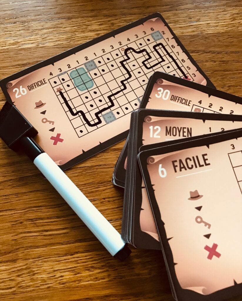 matériel carte au trésor professor puzzle