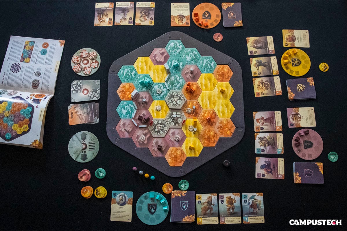defenders of the wild - jeu étalé