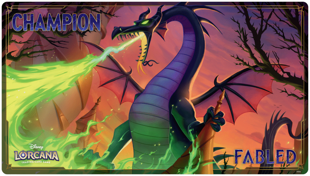 lorcana chap9 fabled set champ playmat