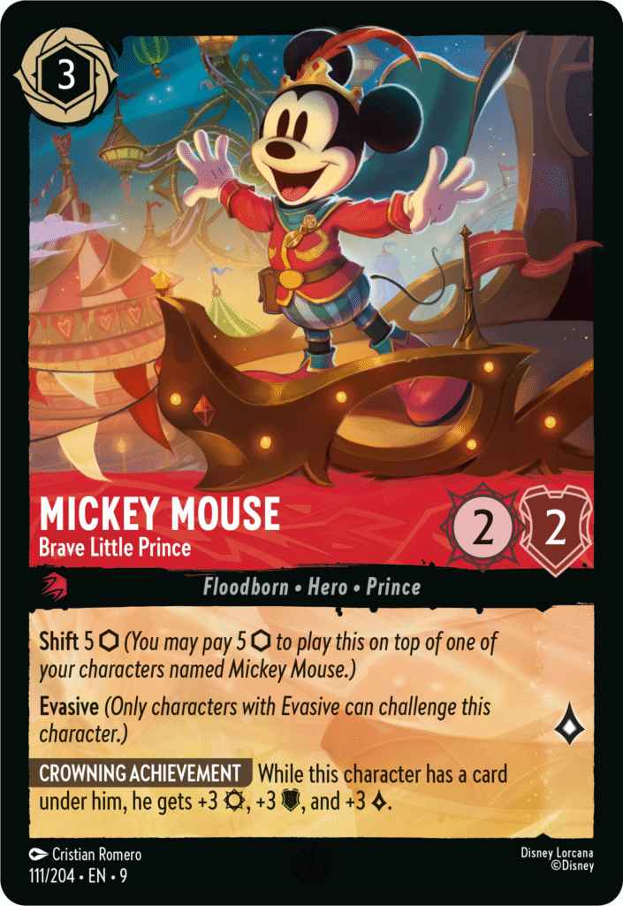 lorcana chap9 mickey mouse brave little prince