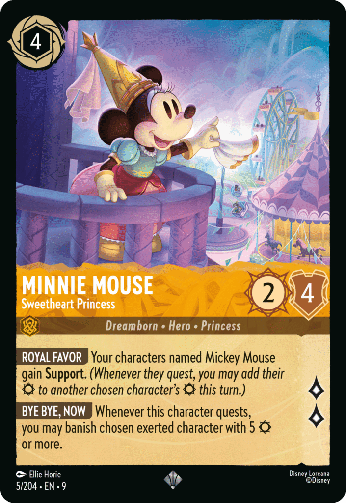 lorcana chap9 minnie mouse sweetheart princess