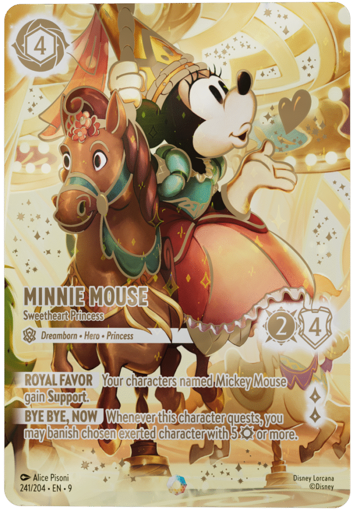 lorcana chap9 minnie mouse sweetheart princess iconic
