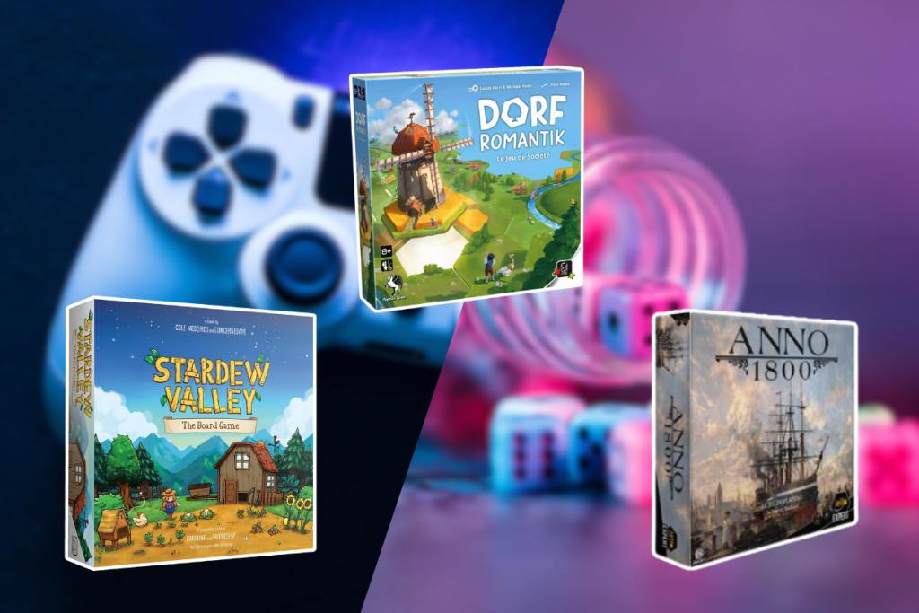jeux de société et jeux vidéo