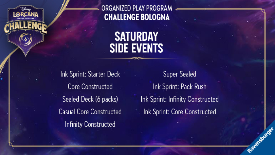 lorcana challenge side bologne samedi