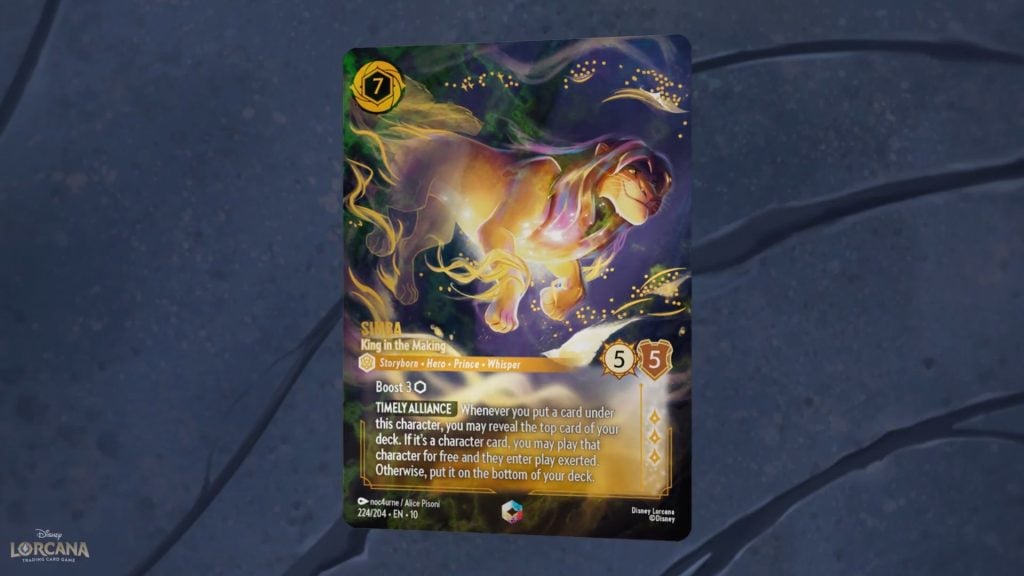 lorcana chap10 simba enchantee