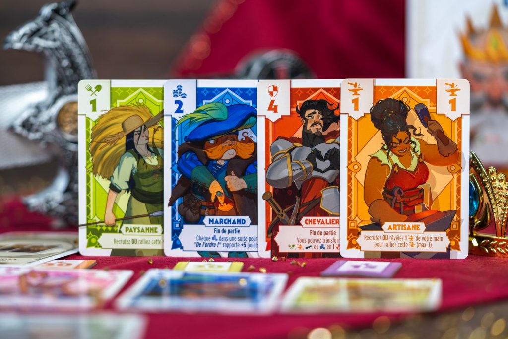 les caprices du roi cartes personnages