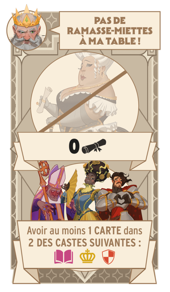 les caprices du roi carte