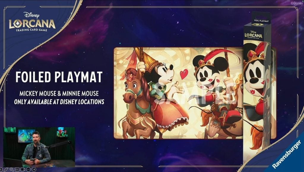 lorcana chap11 mickey minnie playmat