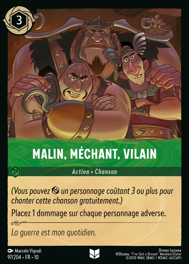 lorcana chap10 malin mechant vilain
