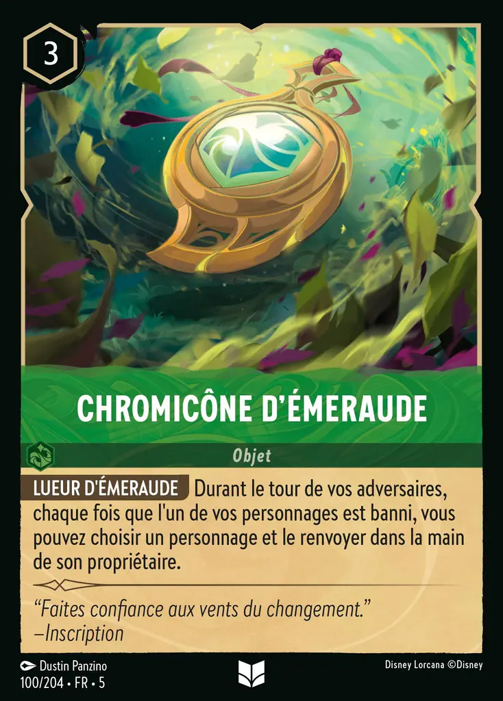 lorcana chap5 chromicone emeraude