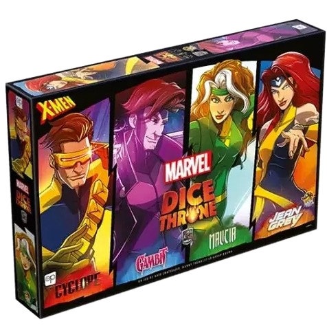 Dice Throne Marvel X-Men : Cyclope Gambit Malicia Jean Grey