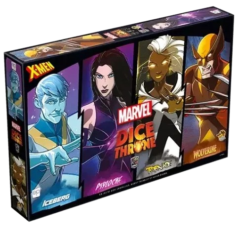Dice Throne Marvel X-Men : Iceberg Psylocke Tornade Wolverine