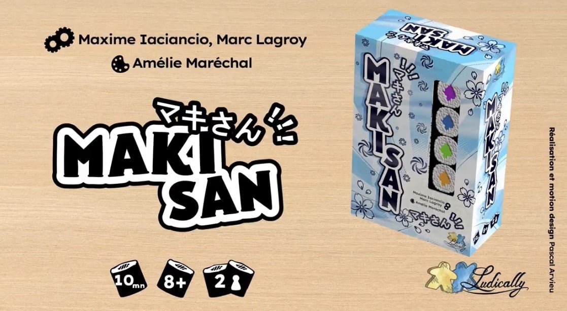 Maki San : un nouveau jeu au rayon frais !