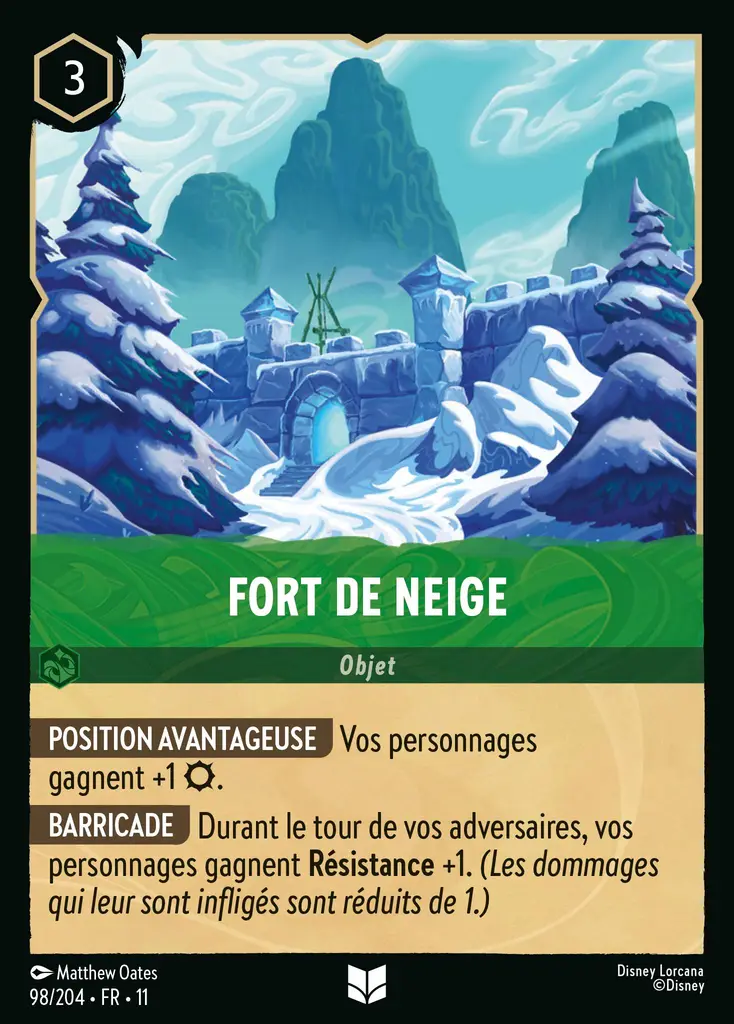 lorcana chap11 fort de neige