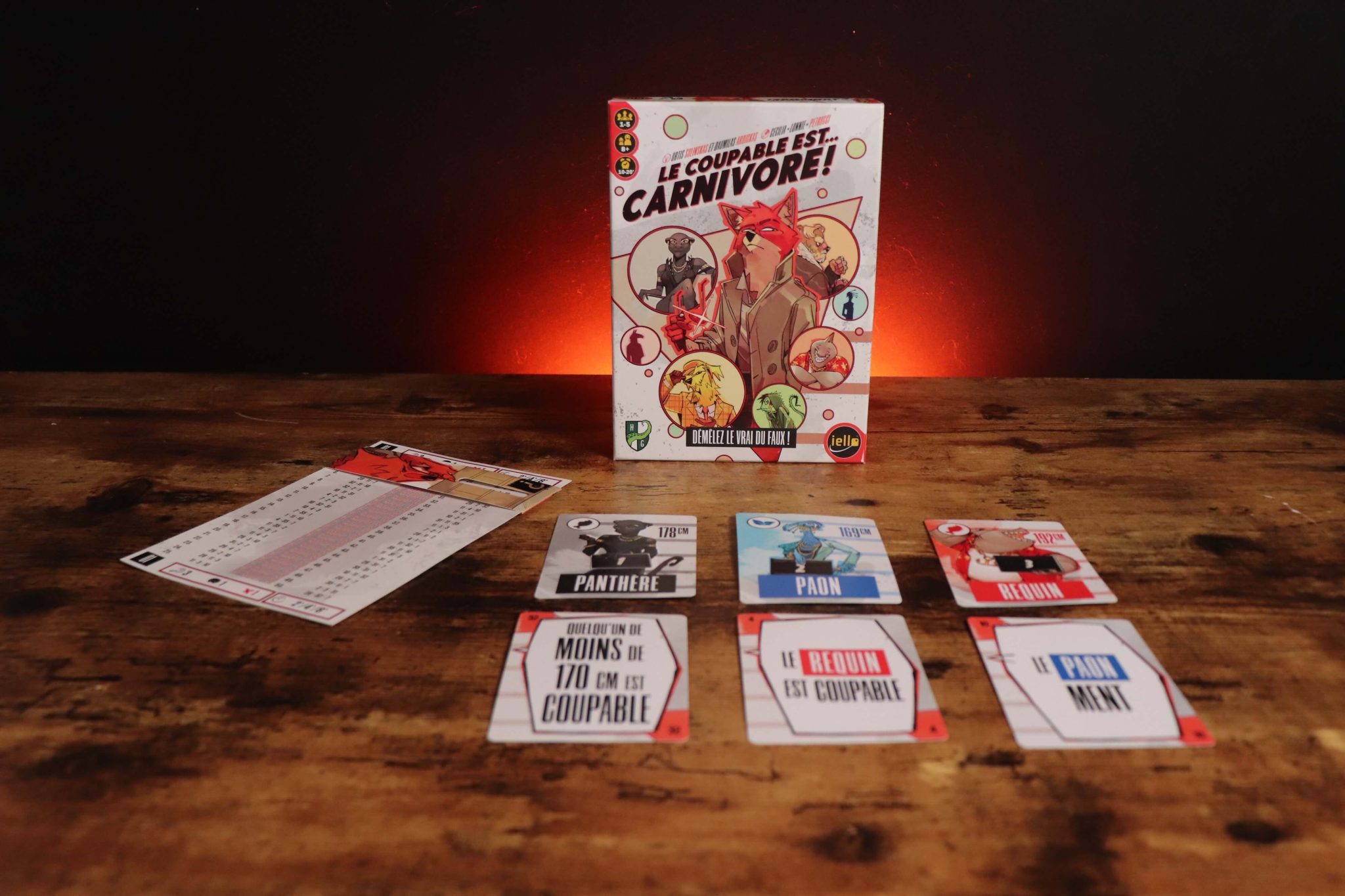 Le coupable est carnivore : un jeu de logique rusé comme un renard !