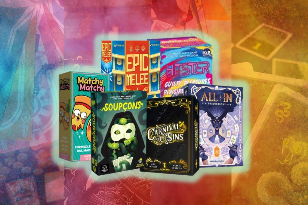 6 nouveaux jeux en soirée