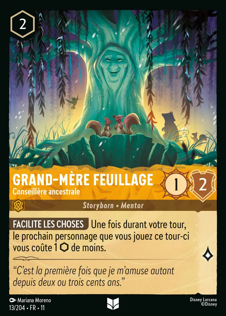 lorcana chap11 grand mere feuillage