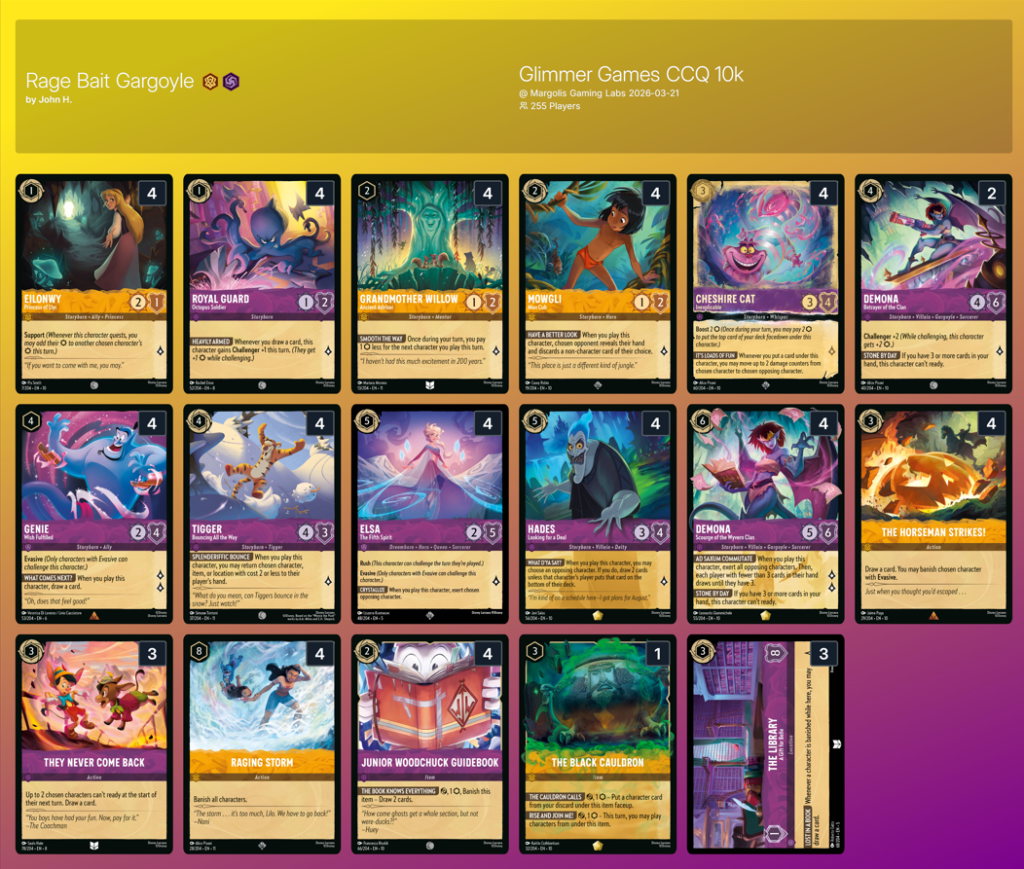 lorcana chap11 deck ambre amethyste