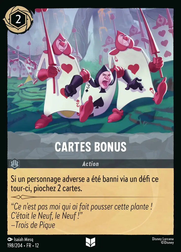 lorcana chap12 cartes bonus