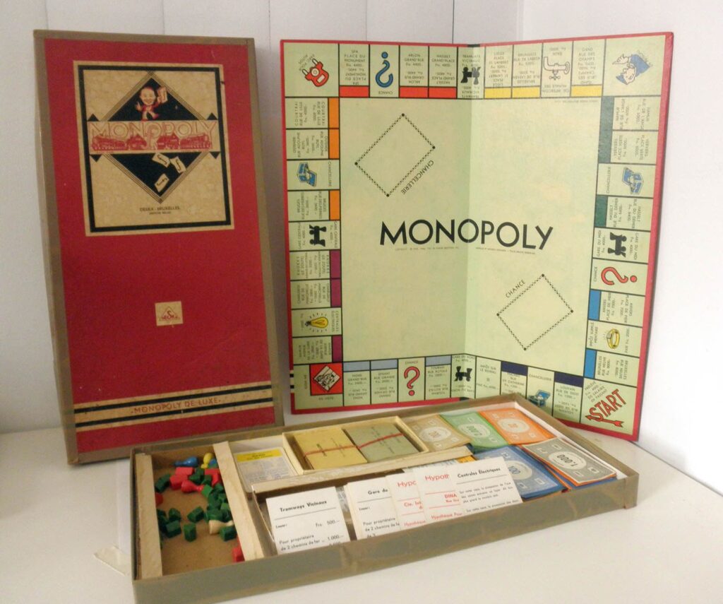 monopoly belge deska bruxelles