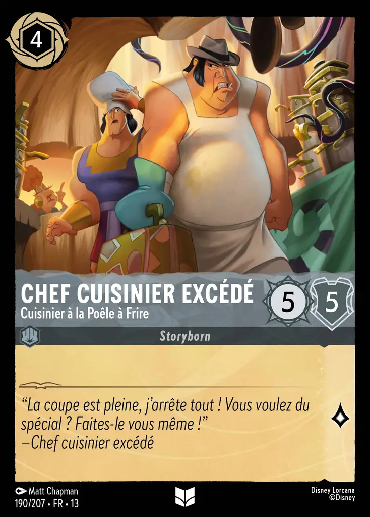lorcana chap13 chef cuisinier