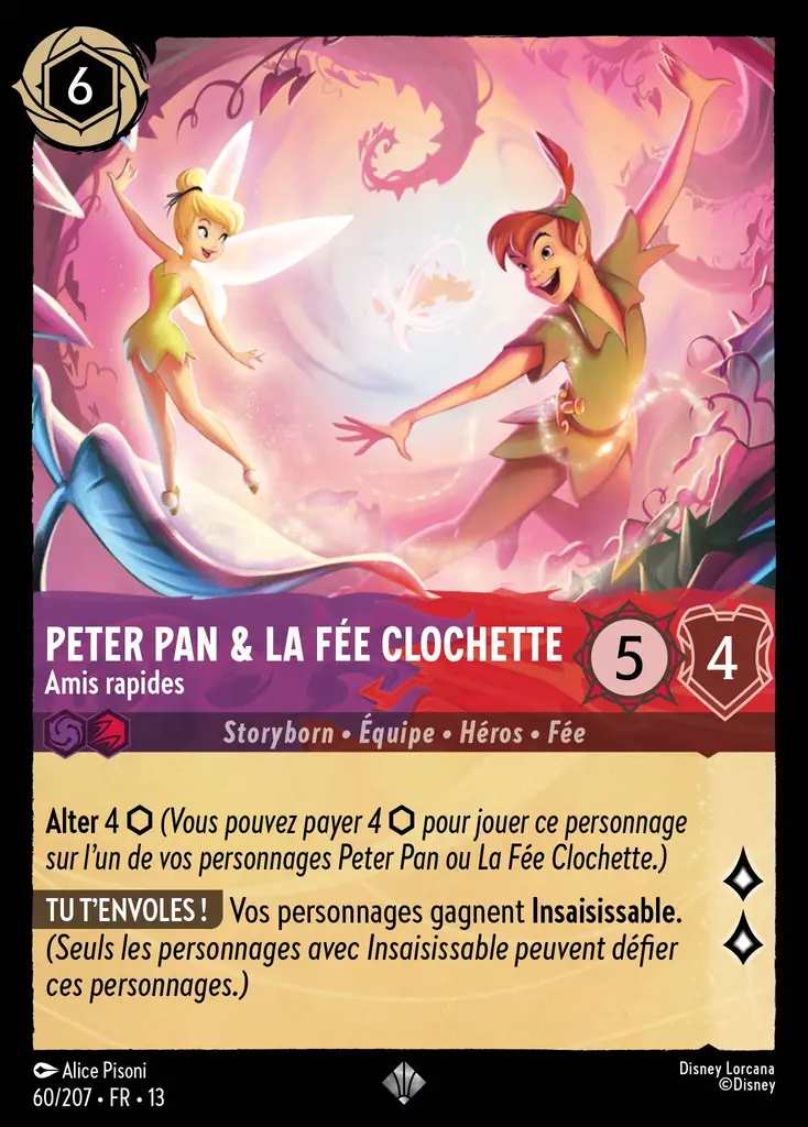 lorcana chap13 peter pan et clochette
